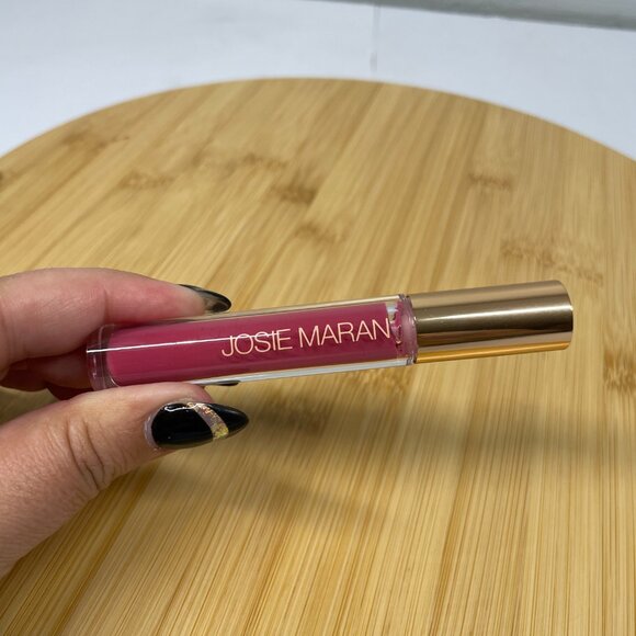 Josie Maran Natural Volume Lip Gloss Heavenly Pink Argan - Picture 2 of 4
